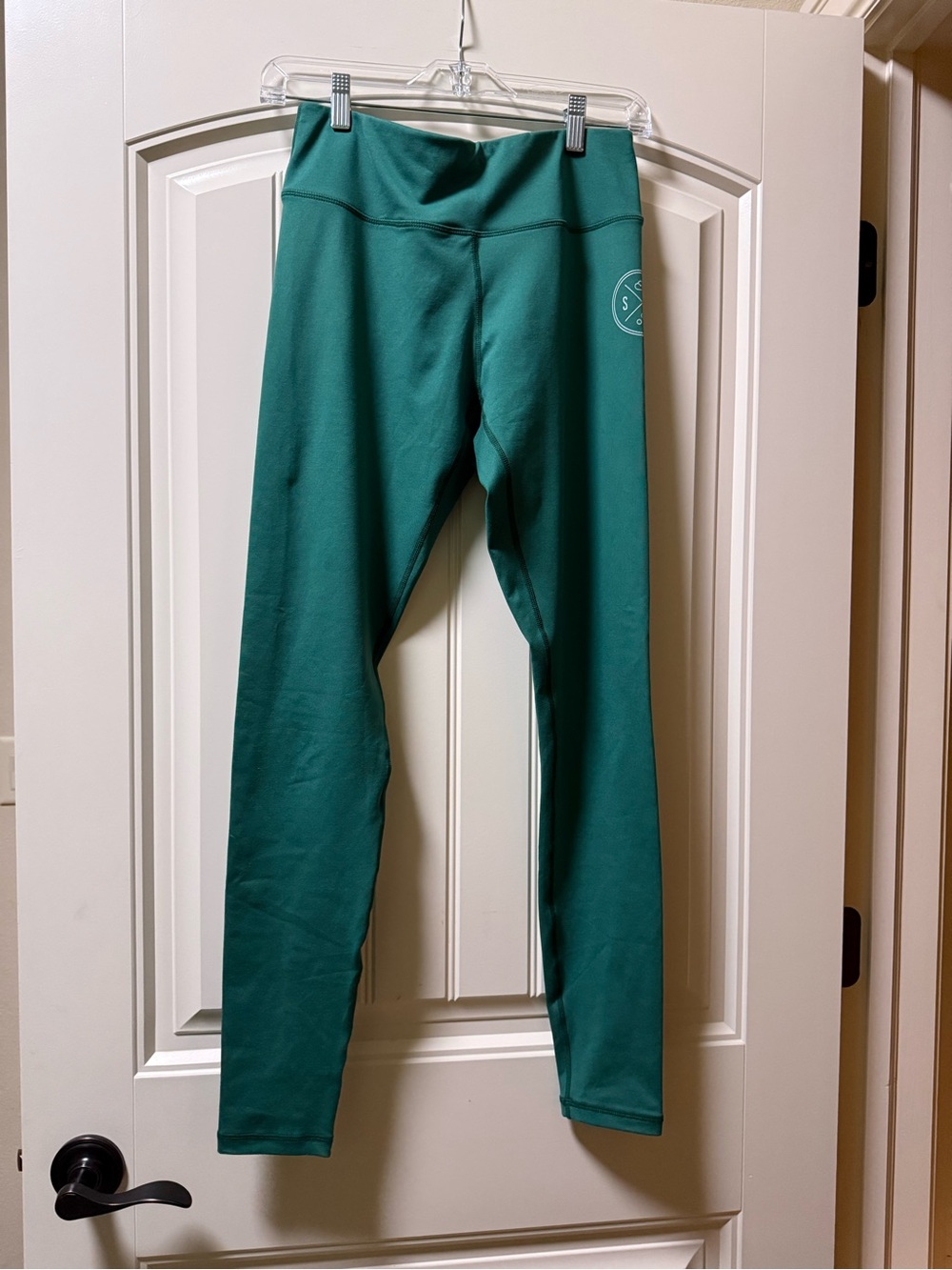Women's Emerald Green High-Waist Performance Leggings